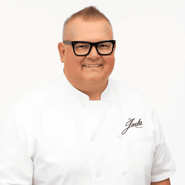 Chef Brady in the dining room